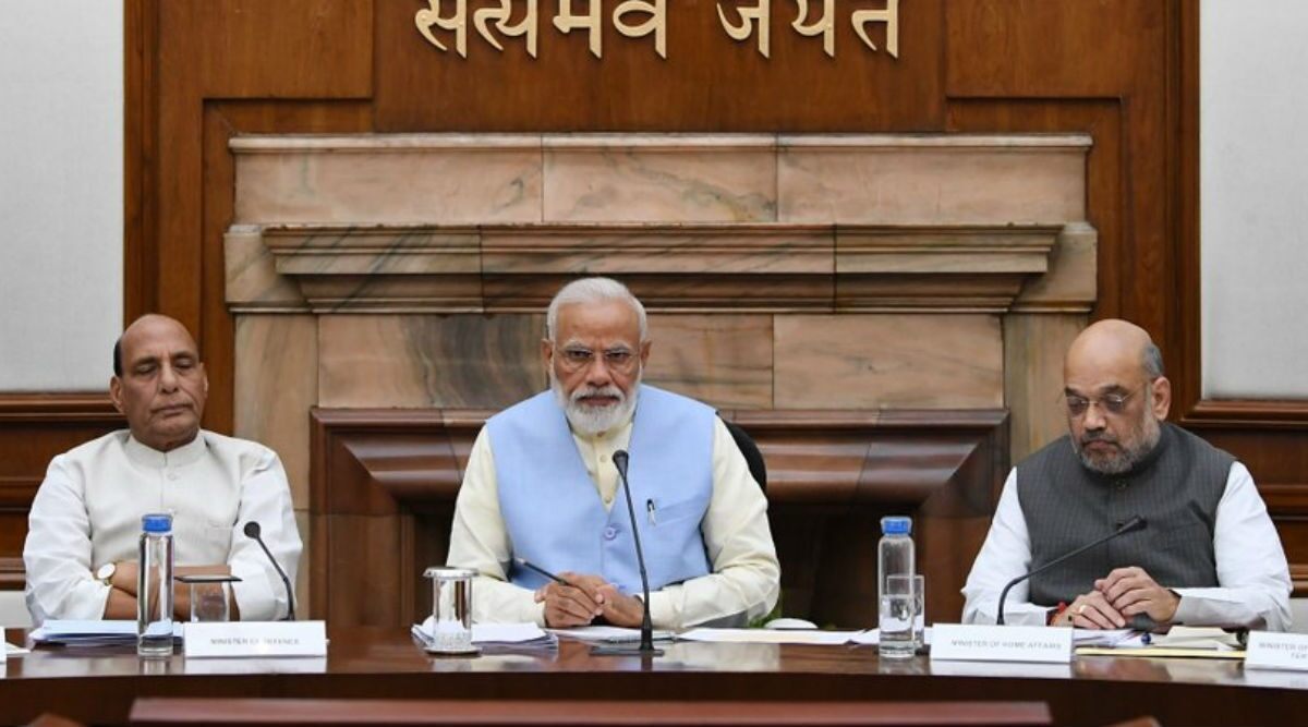 Union Cabinet Discusses Political Situation In Maharashtra Indus