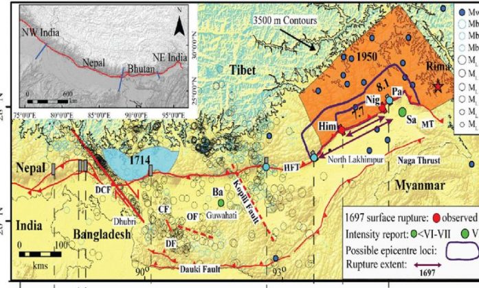 Scientists find geological evidence of eastern Himalaya earthquake ...