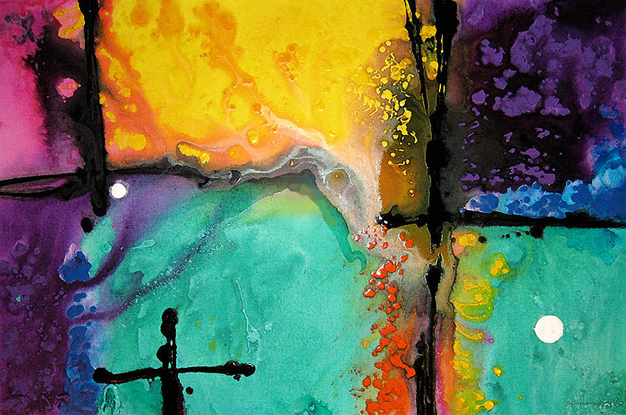 Hope - Colorful Abstract Art By Sharon Cummings by Sharon Cummings Courtesy: Fine Art America
