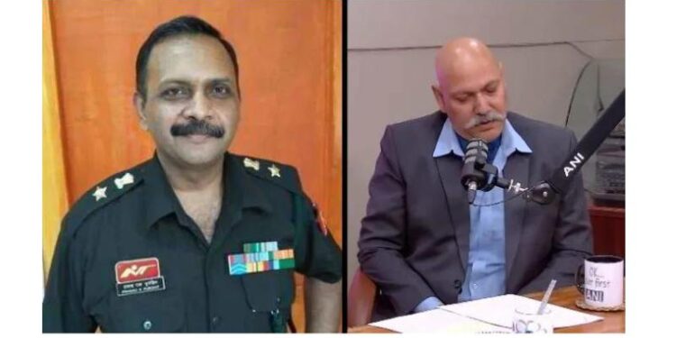 Lt. Colonel Purohit, Colonel Hunny Bakshi, images via DNA and ANI