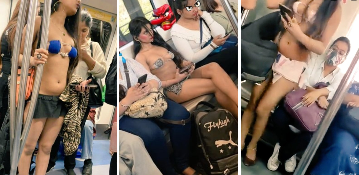 This Is What The Viral Semi Nude Girl Found In Delhi Metro Has To Say About Her Attire